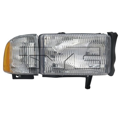 Headlight Assembly Right TYC For 1994-2002 Dodge Ram 2500 1995 1996 1997 1998