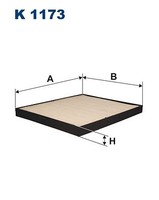 Filtron K 1173 Filter, Innenraumluft FÜR KIA
