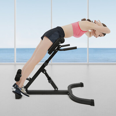 Roman Chair,Back Extension Bench,Multi Functional Ab Bench, Hyperextension Bench
