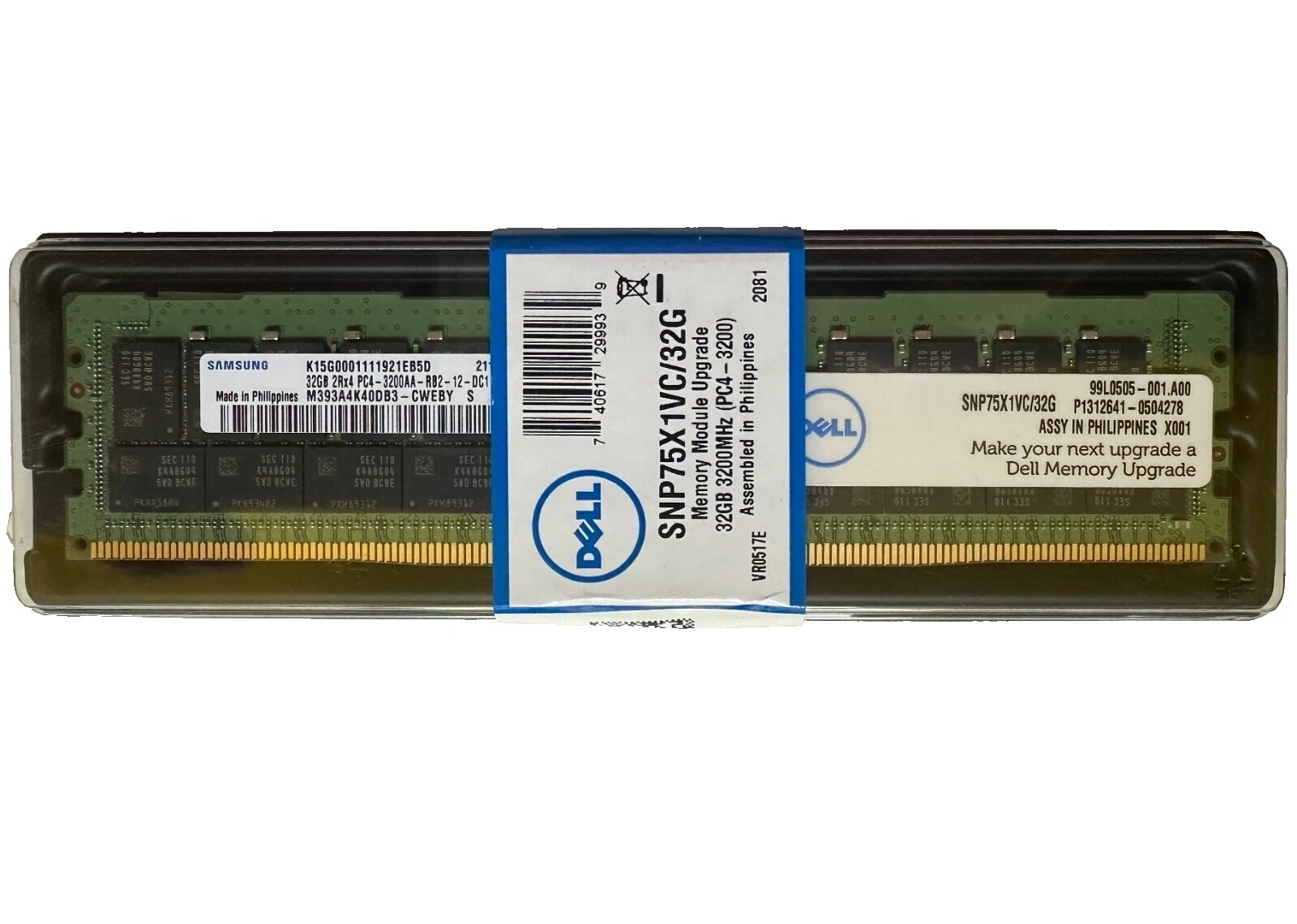 Server RAM 32 GB Capacity per Module ECC 1 Modules