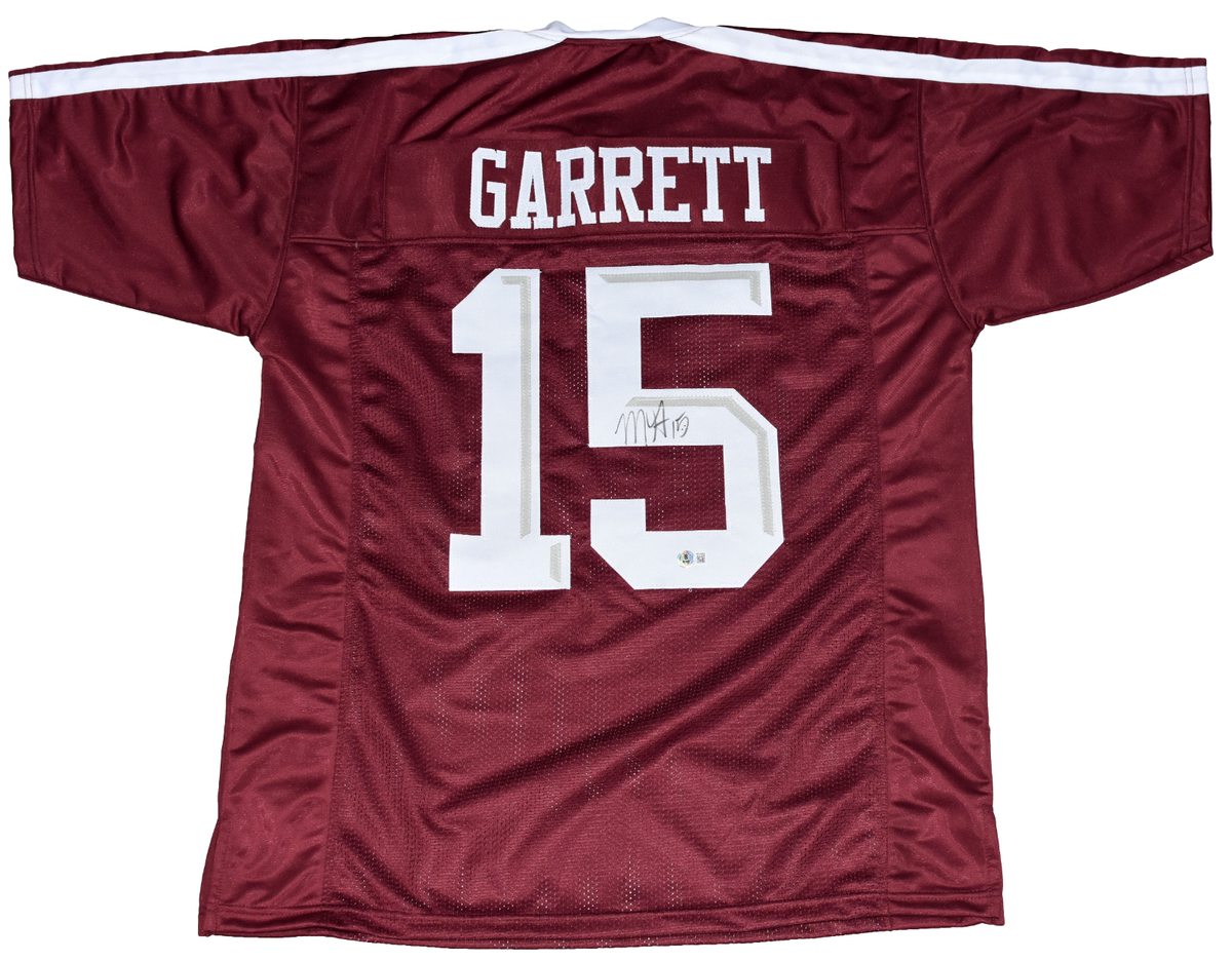 MYLES GARRETT SIGNED AUTOGRAPHED TEXAS A&M AGGIES #15 MAROON JERSEY BECKETT - Main Image