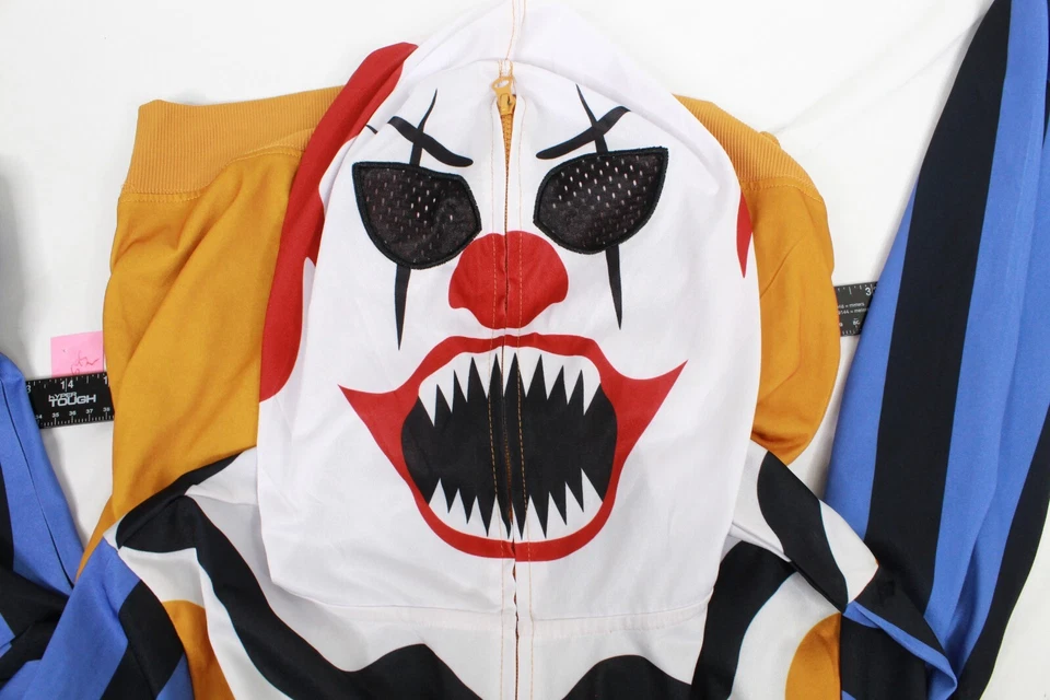 Chaqueta Bioworld Para Hombre Pequeña Halloween Cara de Payaso de Miedo Sudadera con Capucha Disfraz Foto 2 de 4