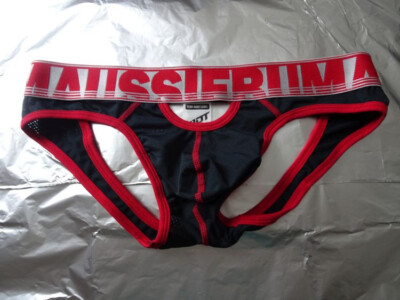 Underwear Aussiebum Riot 2.0 Jock Weiß - Blau - Größe M - DER HINGUCKER !!!