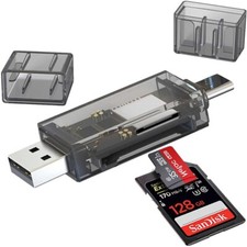 USB 3.0 SD Micro SD Memory Card Reader USB-C OTG High Speed SDHC SDXC UK