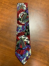 Golden House Geometric 3.5 inch Silk Men's Tie Made in the USA