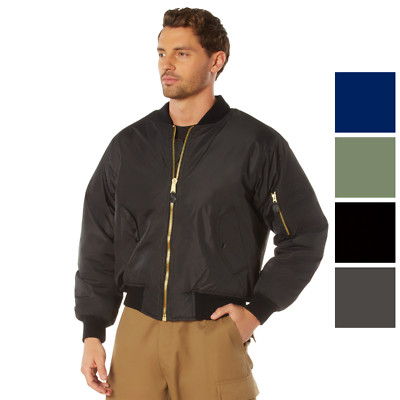Enhanced Nylon MA-1 Bomber Flight Jacket Military Air Force Pilot Coat