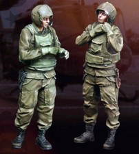 1/35 Resin Vietnam War US Helicopter Crew No Metal Part Unpainted Unassembled