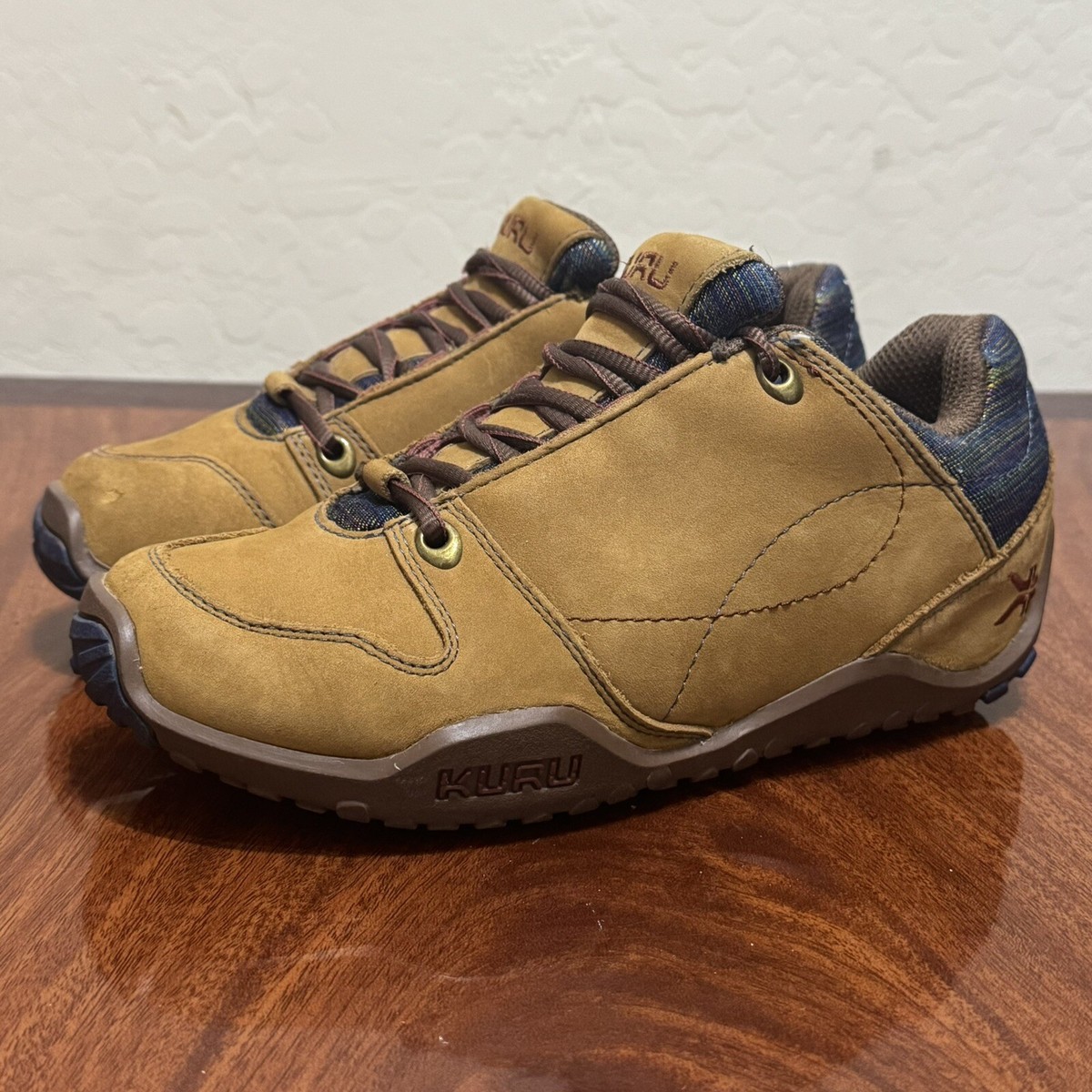 Kuru Women's Size Kruzr II Trail Hiking Shoes Leather Tan EUC