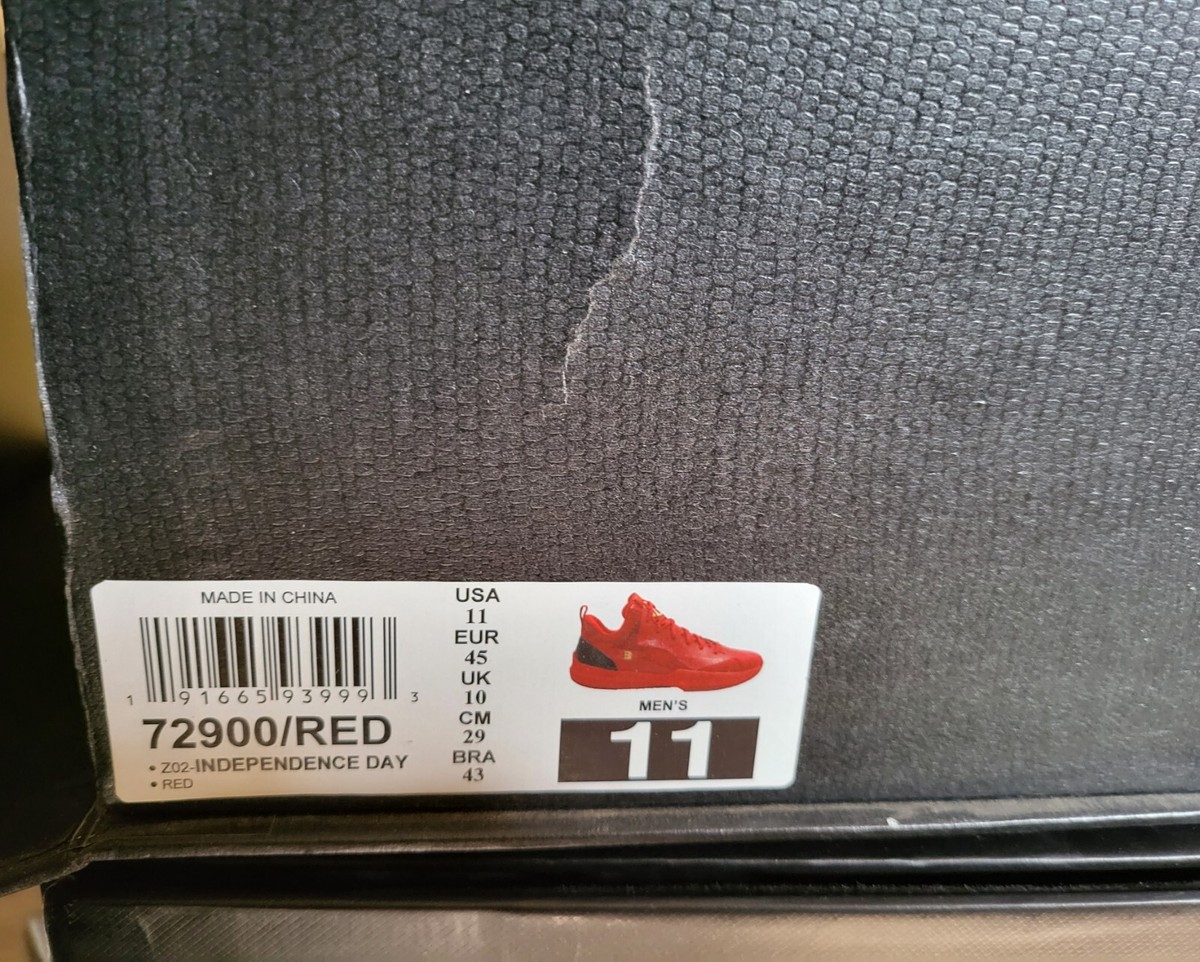 Big Baller Brand/BBB ZO2 Triple Red | eBay