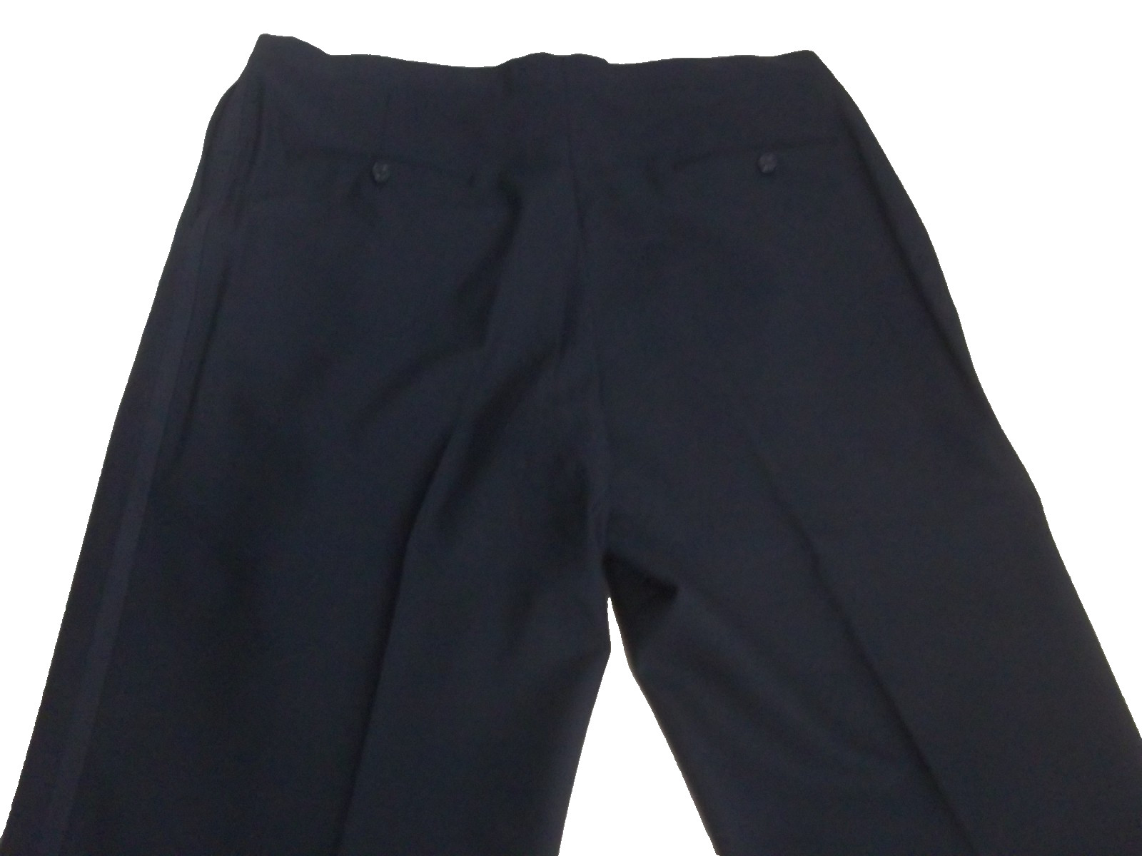 Hickey Freeman solid black 1button wool formal tu… - image 13