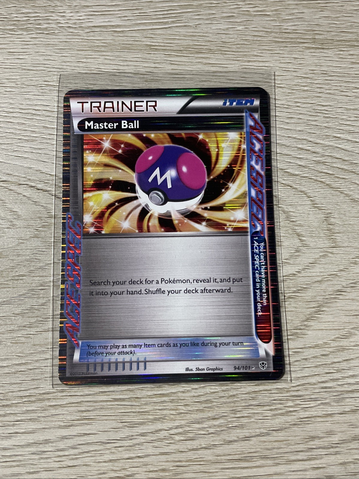 Master Ball 94/101 Plasma Blast Holo LP