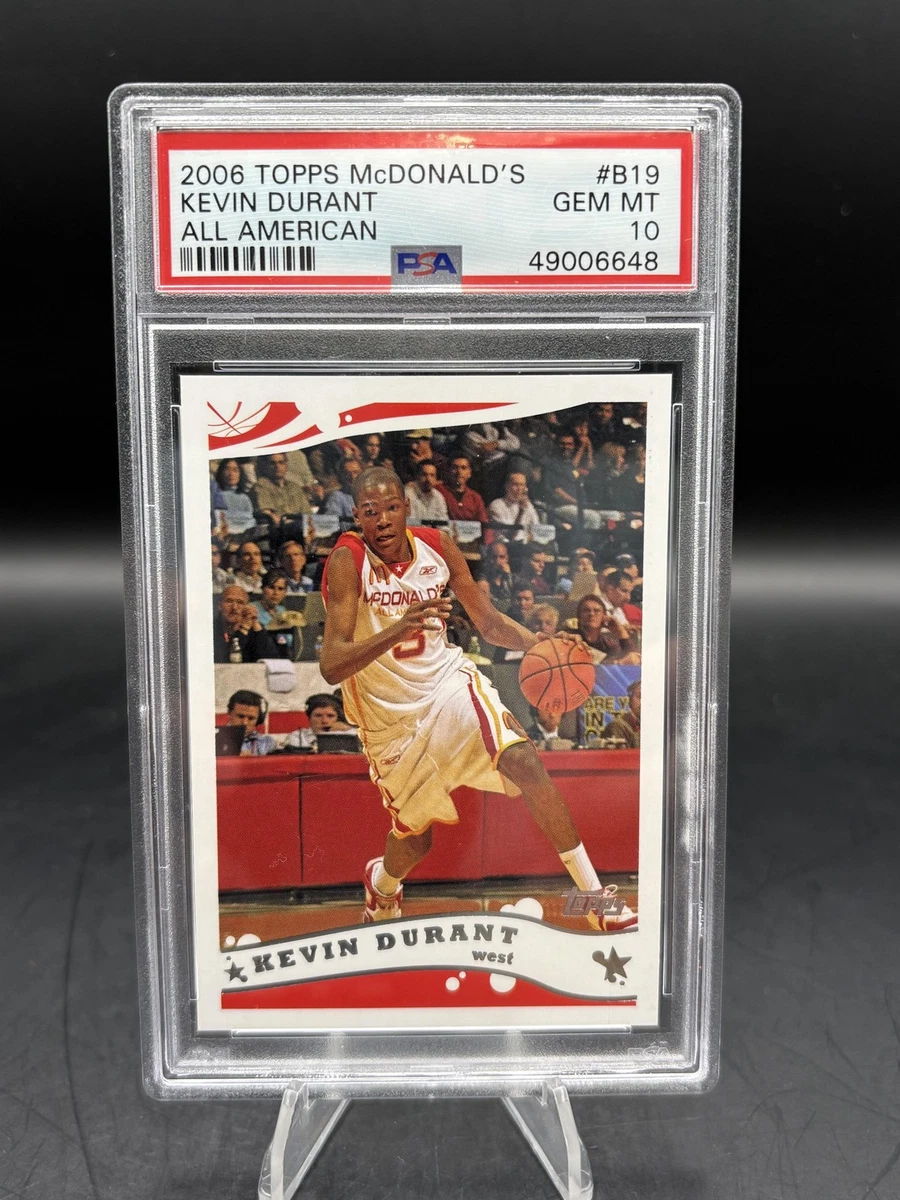 Kevin Durant Professional Sports Authenticator (PSA) Basketball