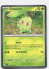 Pokemon - Ascended Heroes - Chikorita cosmos holo 8/217