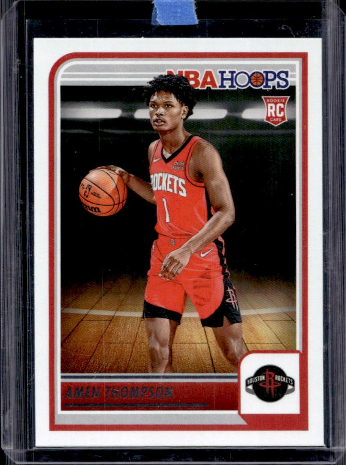 2023-24 Panini Hoops Amen Thompson RC Rookie #242 Rockets