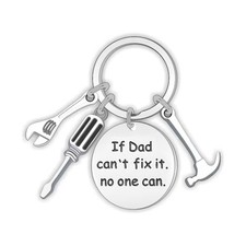 Fathers Day Gifts Dad Keychain From Son Daughter Dad Keychain for Birthday Gifts