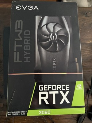 EVGA GeForce RTX 3080 FTW3 Hybrid ULTRA GAMING 10GB GDDR6X Graphics Card...