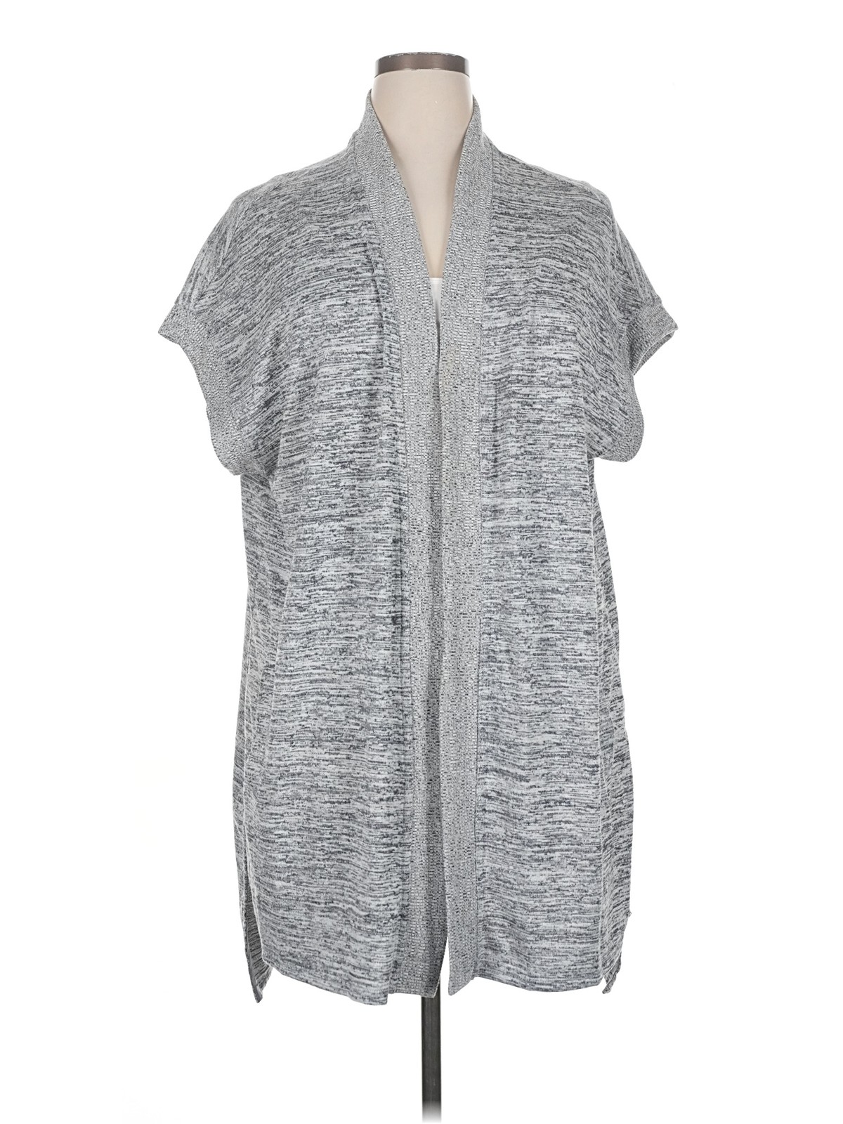 Calvin Klein Performance Women Gray Cardigan 1X Plus