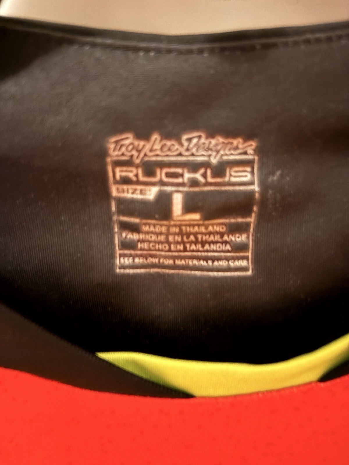 Men’s Large Troy Lee Designs Ruckus Mtb Down Hill Jersey In Very Good Condition thumbnail 3