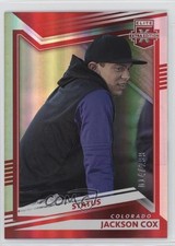 2022 Panini Elite Extra Edition Status Red 14/299 Jackson Cox #50 03hd