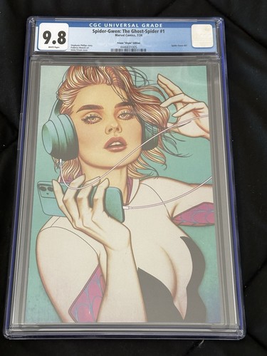 Spider-Gwen: The Ghost Spider #1 - Jenny Frison 1:100 Virgin Variant - CGC 9.8
