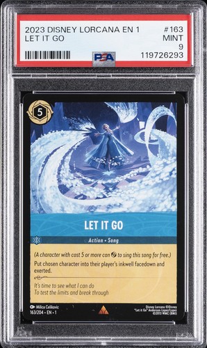 Let It Go graded PSA 9 for sale on eBay
