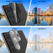3PCS Camera Lens Protector For Galaxy S26 S25 S24 Ultra Plus Tempered Glass