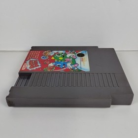 Bubble Bobble NES Nintendo Entertainment System Tested Working Free Ship
