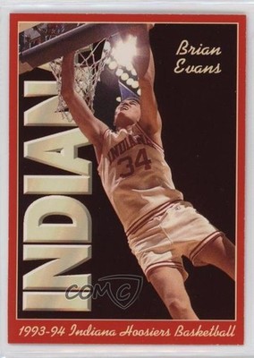 1993-94 Phipps Indiana Hoosiers Brian Evans 8d2