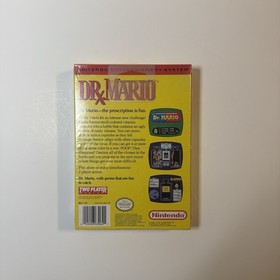 Dr. Mario Nintendo Entertainment System NES Brand New Factory Sealed H-Seam