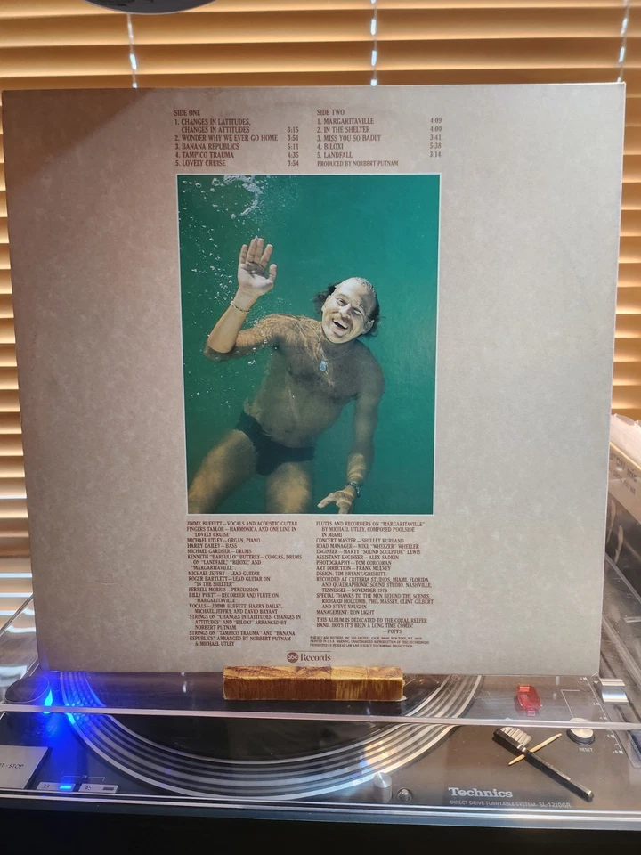 Jimmy Buffet, Changes In Latitudes, Changes In Attitudes, 77 1st ABC, EX/EX - Image 2 of 4