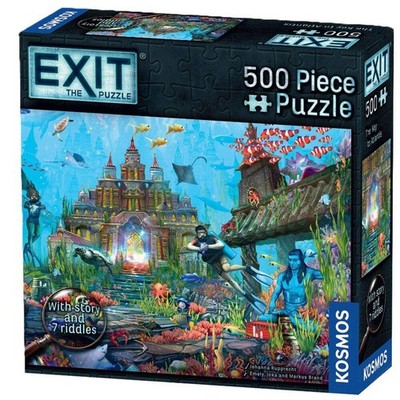 Exit the Game der Schlüssel zu Atlantis Puzzle und Strategie Spannendes Brettspi