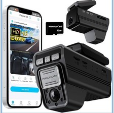 4G LTE Dash Cam - Dual Channel Front and Rear Inside Car Camera for Video