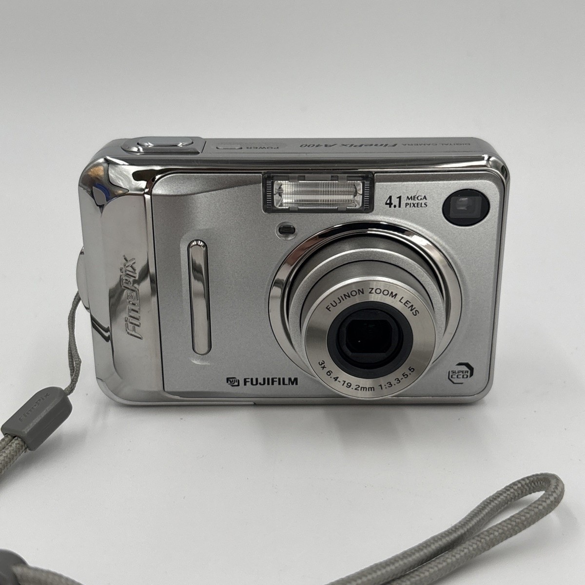Fujifilm FinePix A Series A400 4.1MP Digital Camera - Silver for