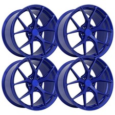 Set-4 Mrr Fs6 20x11 5x1085x4.25 Candy Blue 35mm Wheels Rims 20 Inch