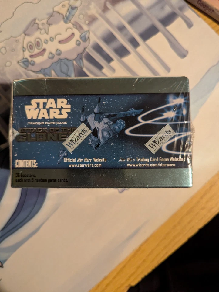 Star Wars TCG Attack of the Clones - WOTC - 36 X 5 card Booster Box - Sealed - Image 3 of 4