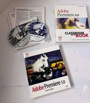 Adobe Premiere 5.0  Windows & Mac w/ Serial Education Big Box Version w Manual