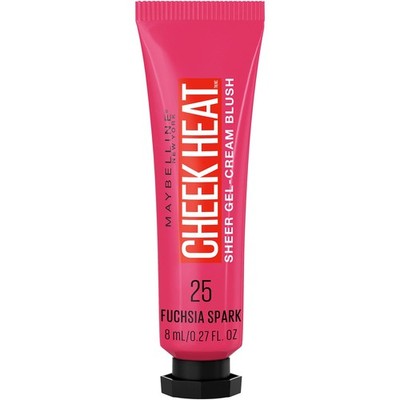 Fuchsia Spark Gel Cream Blush 0.27 Fl Oz Buildable Dewy Finish Lightweight Ma...