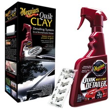 Meguiars Quik Clay Detailing System 80g Reinigungsknete & 473ml Quik Detailer