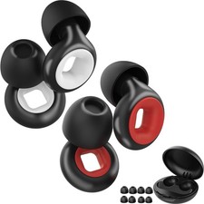 Noise Reduction Earplugs,High Fidelity Noise Cancelling Reusable - 2 Pairs