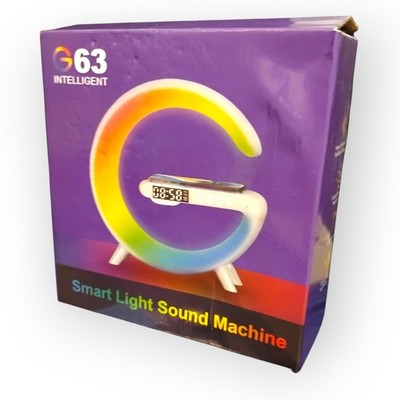 Smart Light Sound Machine G63 Intelligent Wireless Charger Sleep Aid Alarm RGB