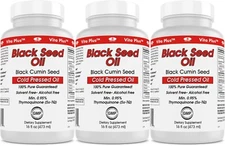3 Pack Vita Plus Black Seed Oil 16 OZ
