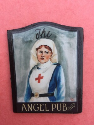 MINI PUB SIGN 10inch 25cm The Angel BAR INN NHS key workers hospital nurse thank