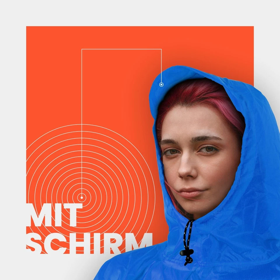 Regenponcho mit Kapuze Regenjacke Regenschutz Camping Wandern Reiten hochwertig  - Bild 4 von 4