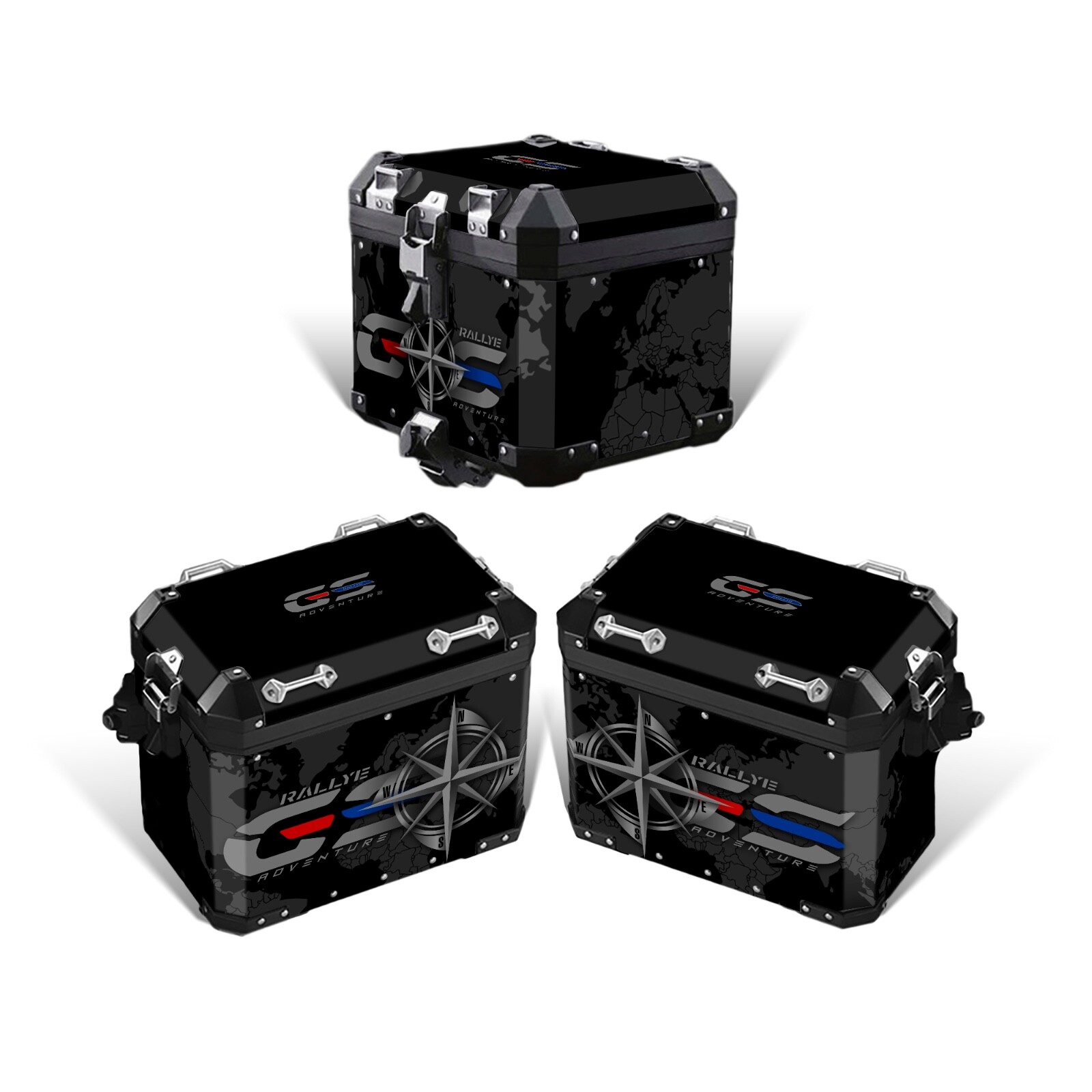 Suitcase Stickers for BMW R 1250 GS ADV ALU 2nd Model WR Rallye 2024 VA2-FM-071-image