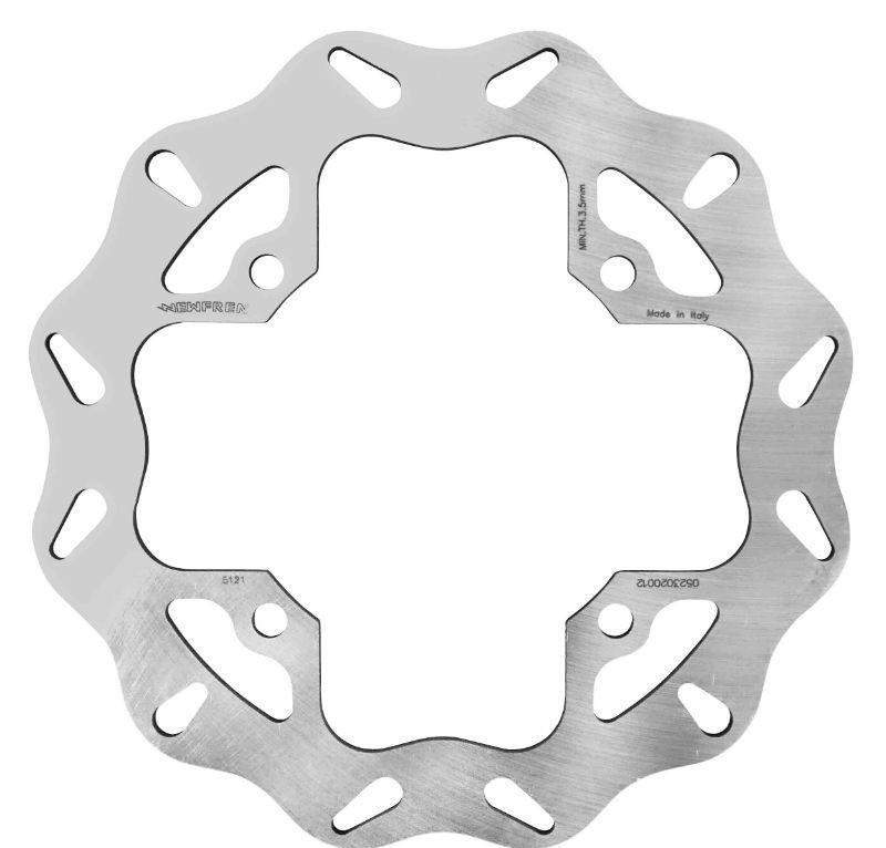 Disque frein 450 rm x ar arrière et 450 rm z moto de cross tout-terrain 4 trous 240mm