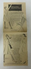 Vtg 1971 McCall's FASHION PREVIEW Flyer Promotional Styles Designs RUSSELL, KS