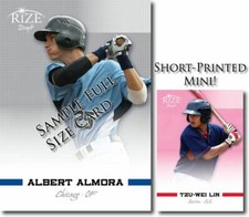 TZU-WEI LIN 2012 Leaf Rize Mini PINK Blank Back RC 1/1