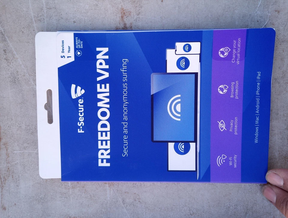 F-Secure Freedome VPN 5 Devices 1 Year PC/Mac/Mobile Email Activation Code - Image 3 of 3