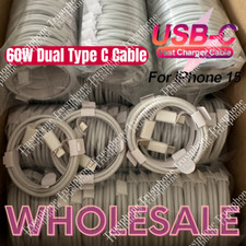 For iPhone 15 Pro Max USB-C to USB-C Cable Fast Charger lot Type C Charging Cord