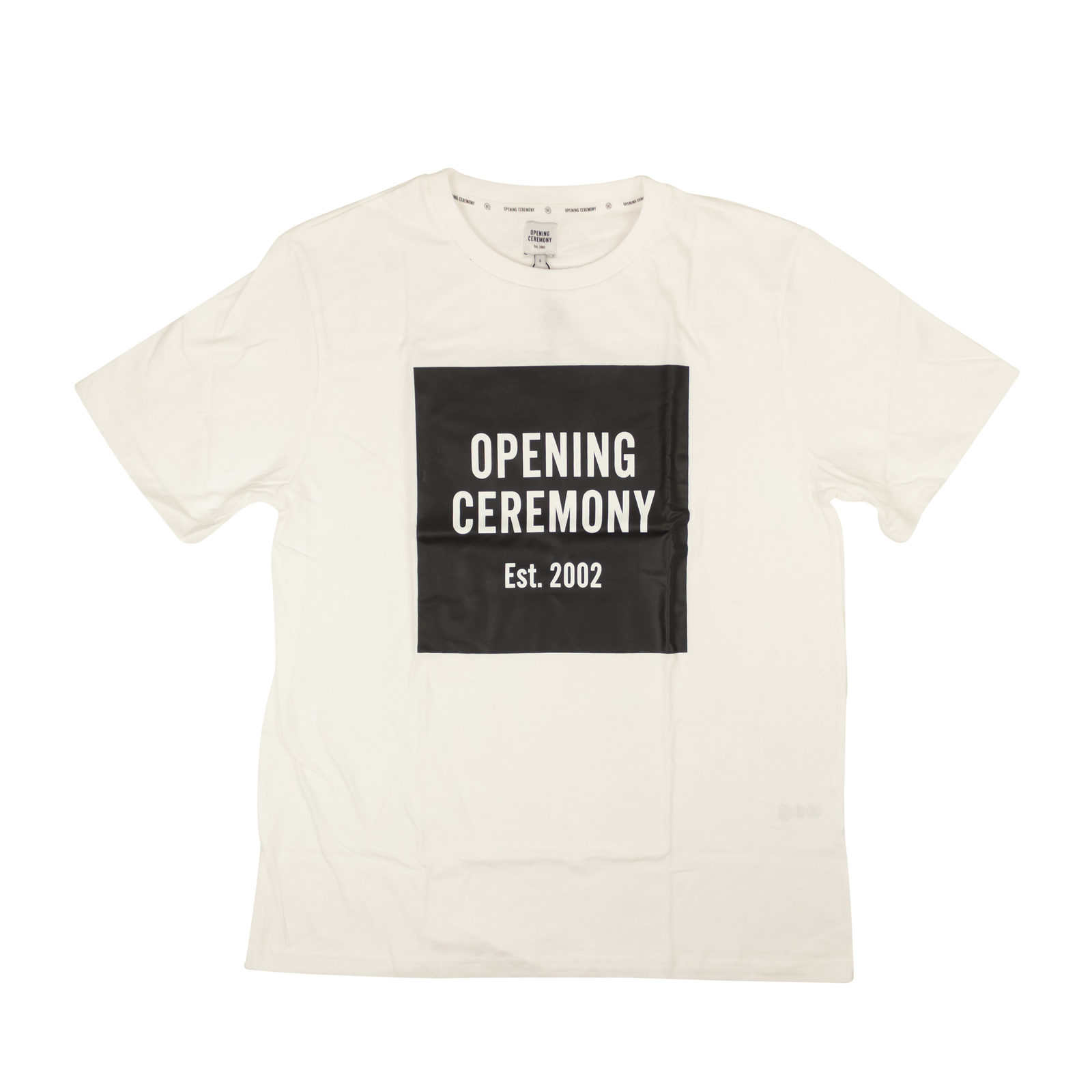 NWT Opening Ceremony WHITE OC LOGO T-SHIRT Size S 75 5390₽
